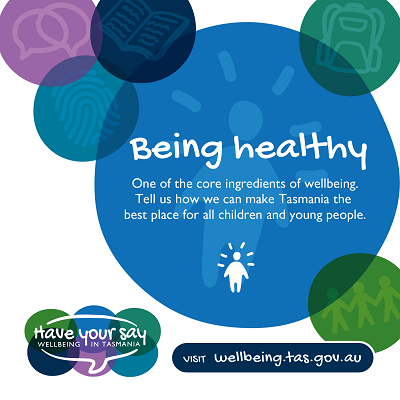 colourful logo explaining health