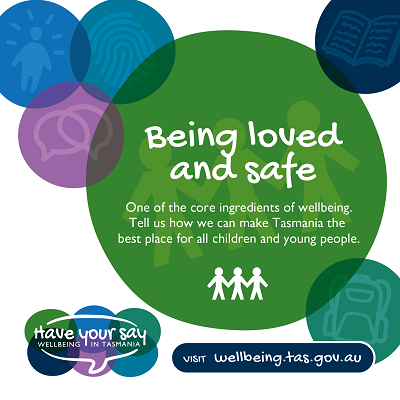 A graphic about feeling loved and safe